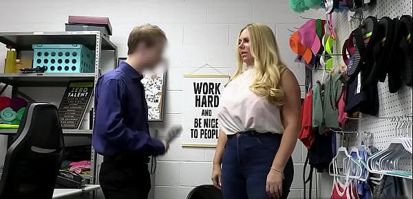  Karen Fisher letting the young officer enjoy her sexy hot body